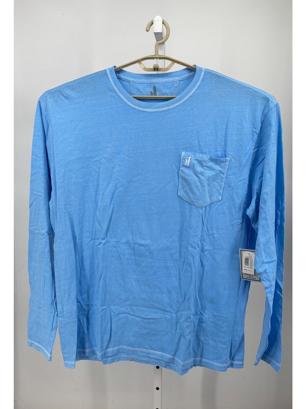Johnnie-O Brennan Shirt Mens 3XL Maliblu Long Sleeve Crew Neck Lightweight Tee